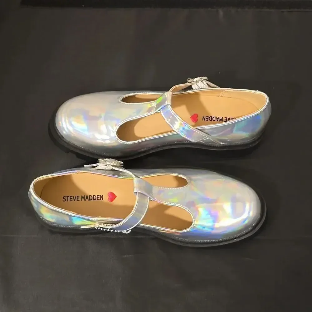 BRAND NEW STEVE MADDEN JSUZEY 954-IRIDESCENT MULTI-COLOR LOAFERS